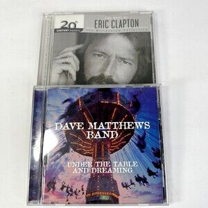 Lot of 2 CDs Eric Clapton Dave Matthews Band